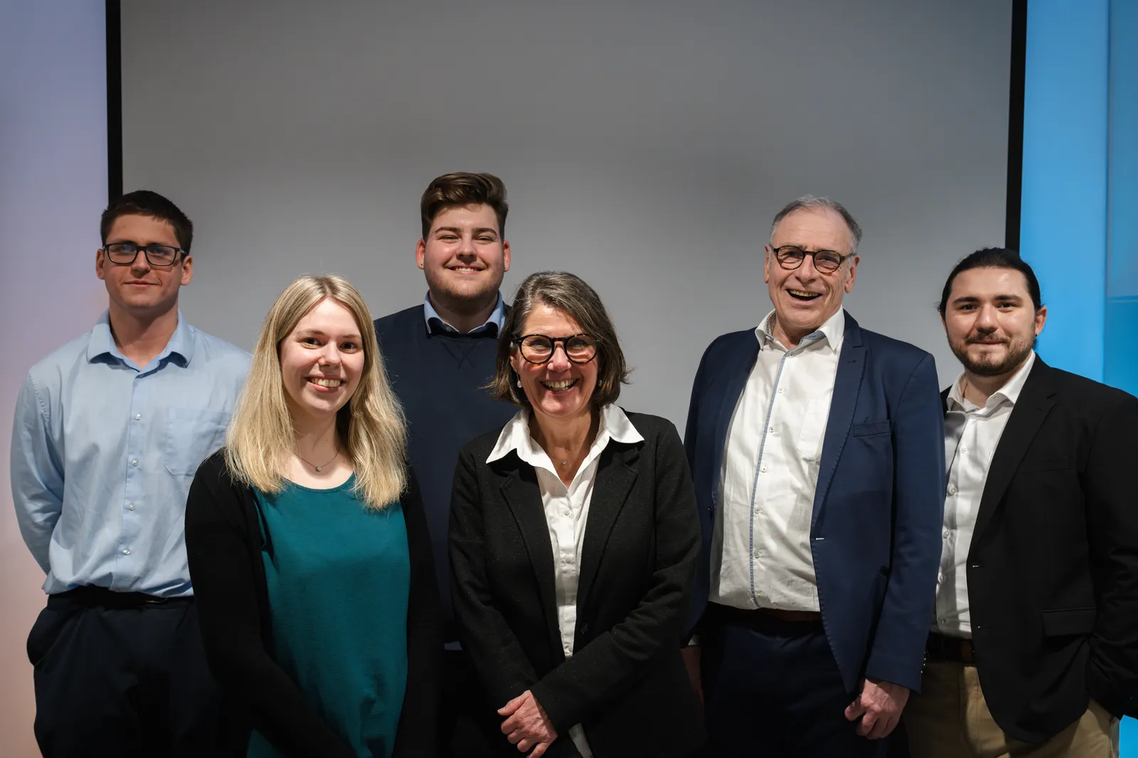 Team der Raiffeisenbank Südhardt beim Jahresauftakt in der Hauptstelle